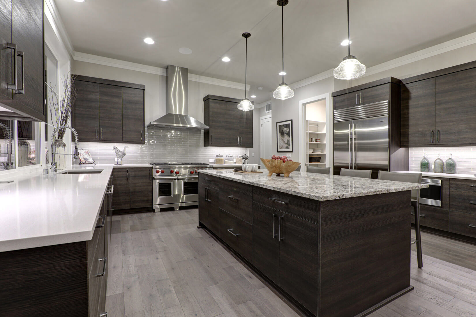 NYC kitchen renovation 2026 — Manhattan apartment with custom white cabinetry and quartz countertops