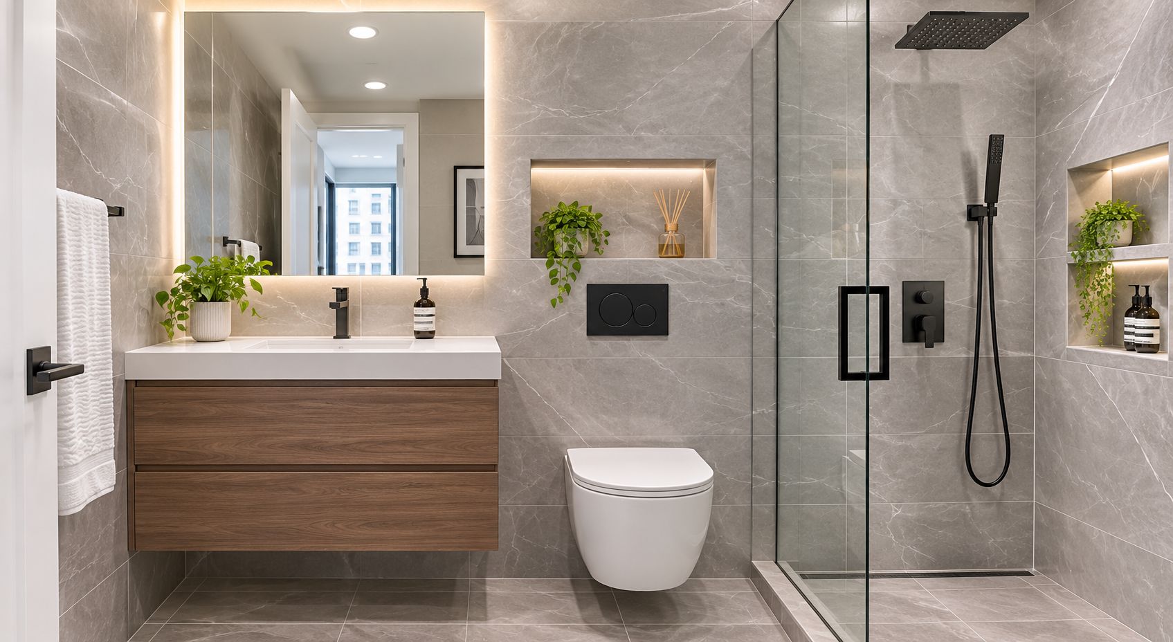 small bathroom renovation NYC — compact NYC apartment bathroom remodel